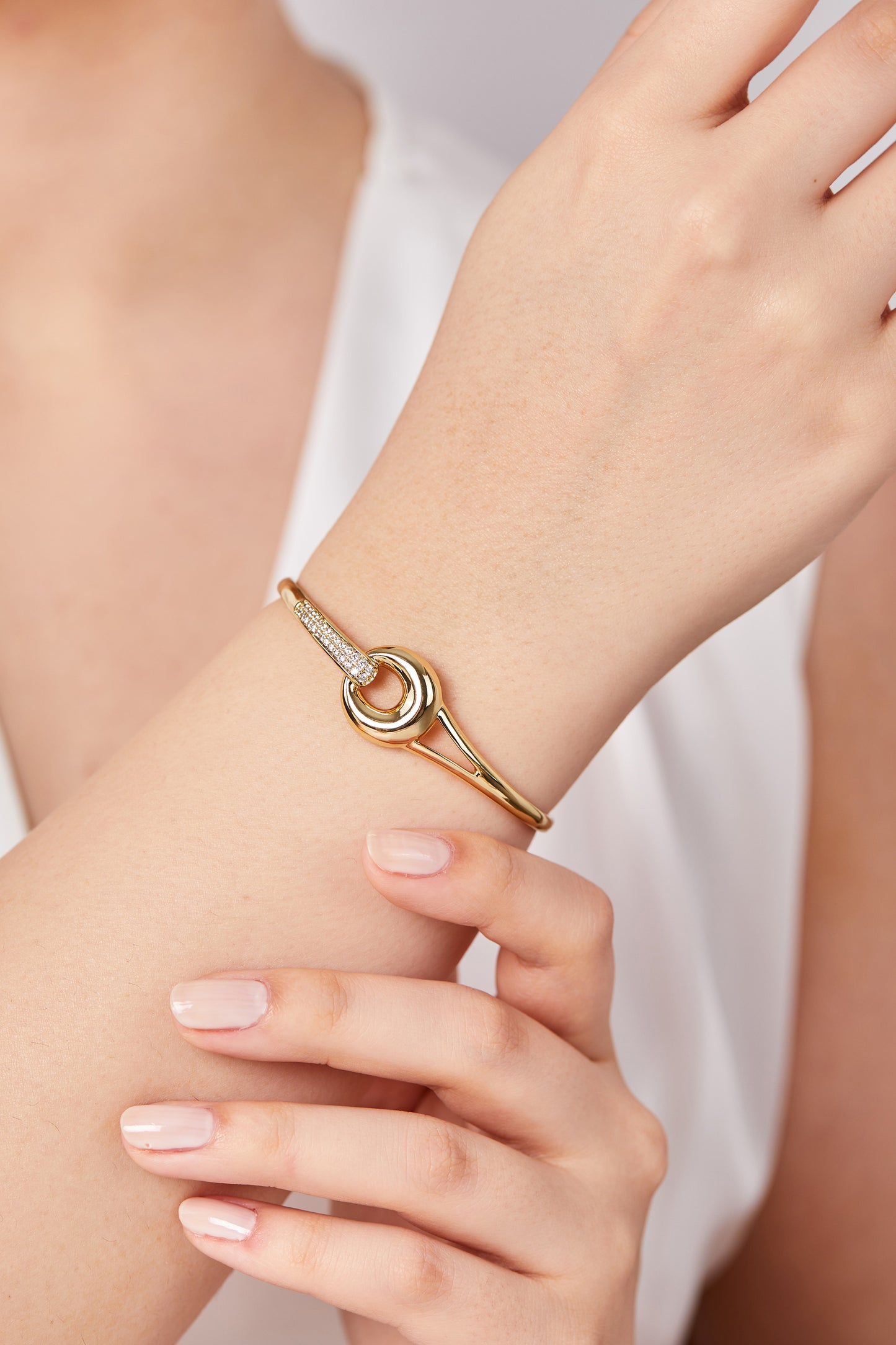 Xuping Roman Cuff Bracelet