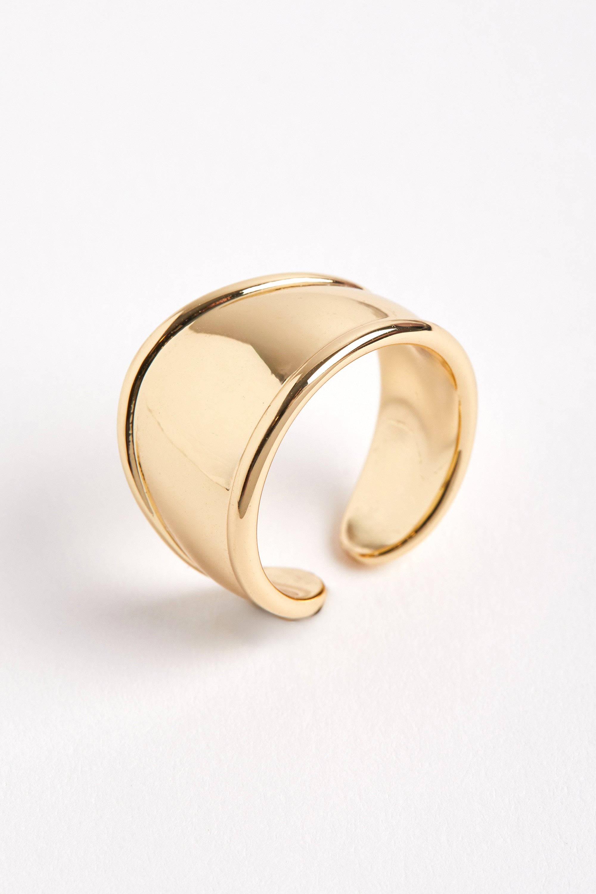 Rhodium Plated Aura Ring Gold