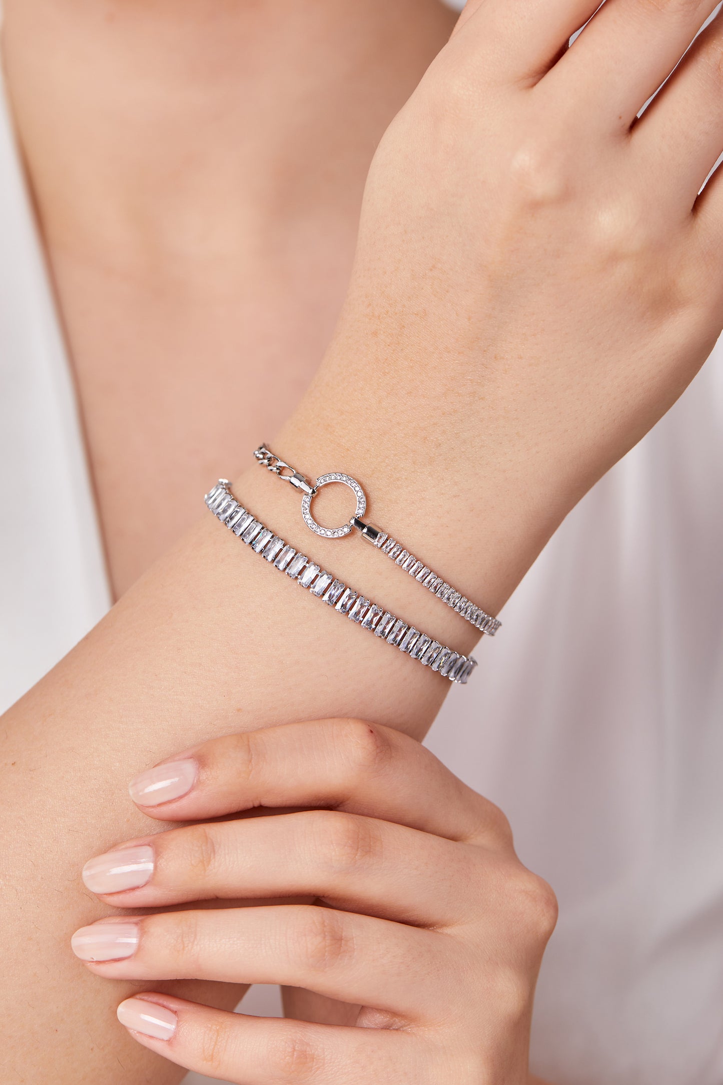 Baguette Stone Glitter Bracelet