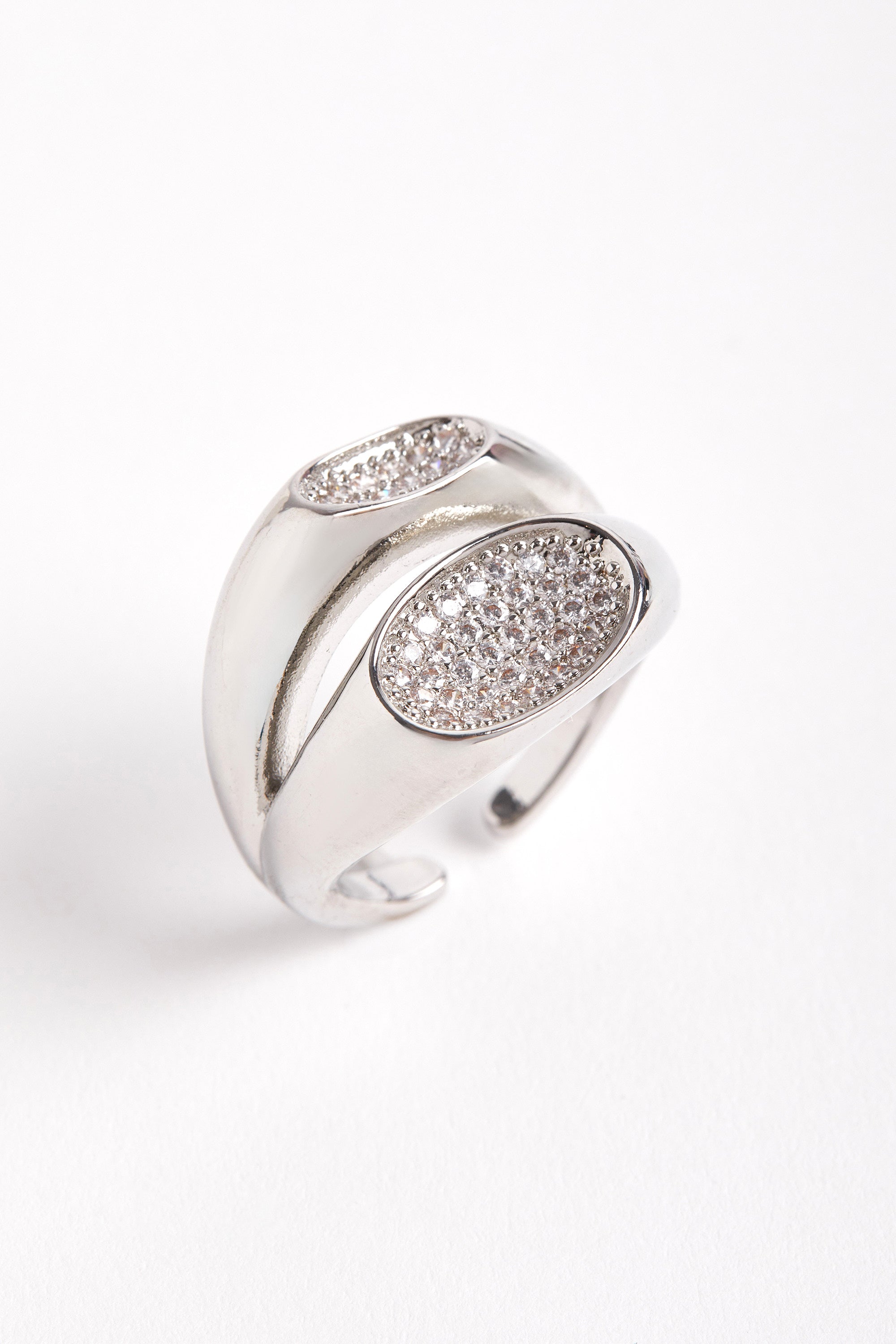 Rhodium Plated Magic Ring Silver