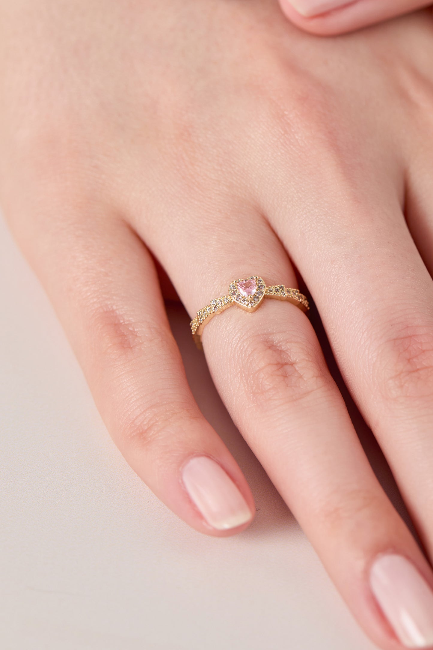 Heart Stone Ring