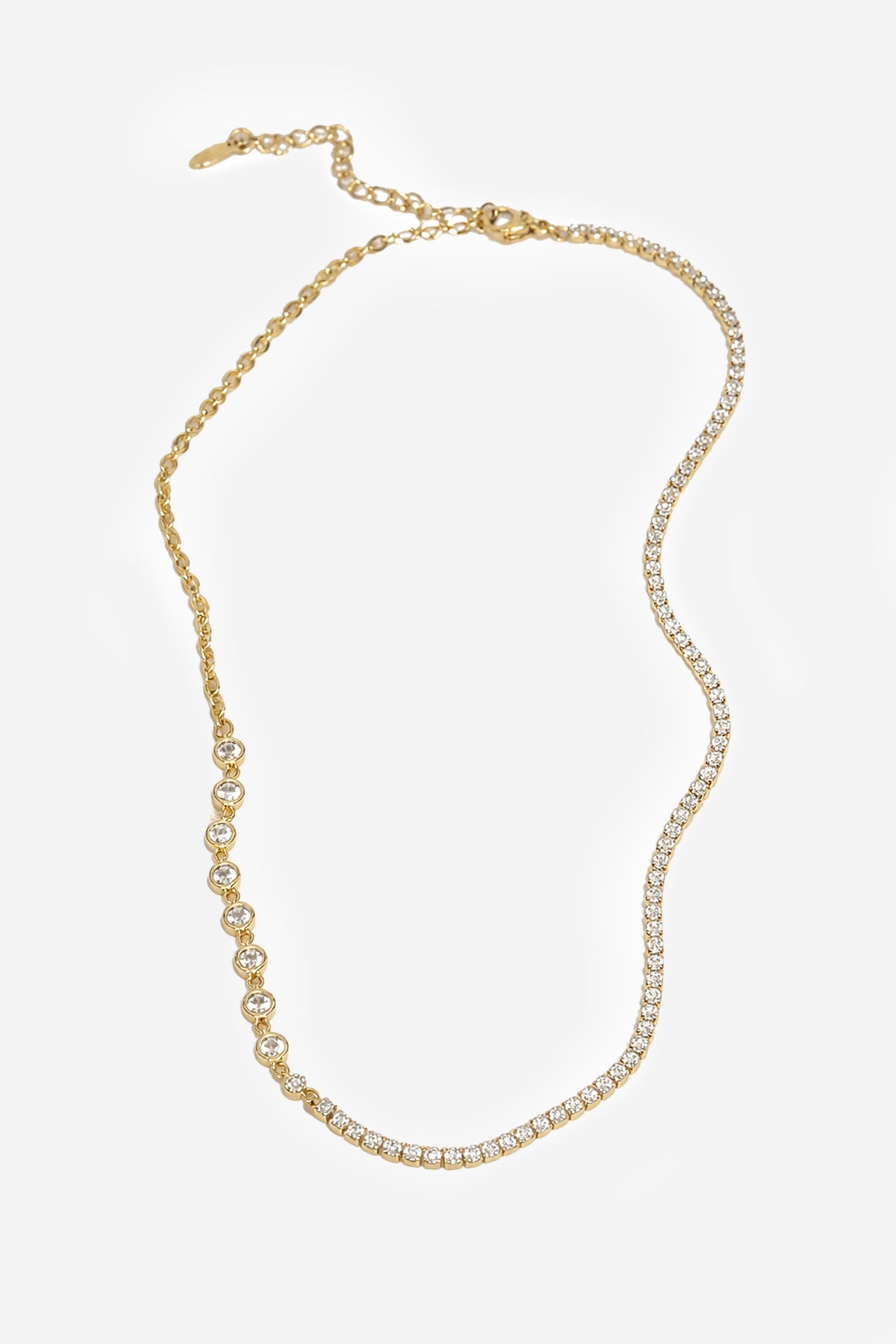 Xuping Zirkon Taşlı Parıltılı Kolye