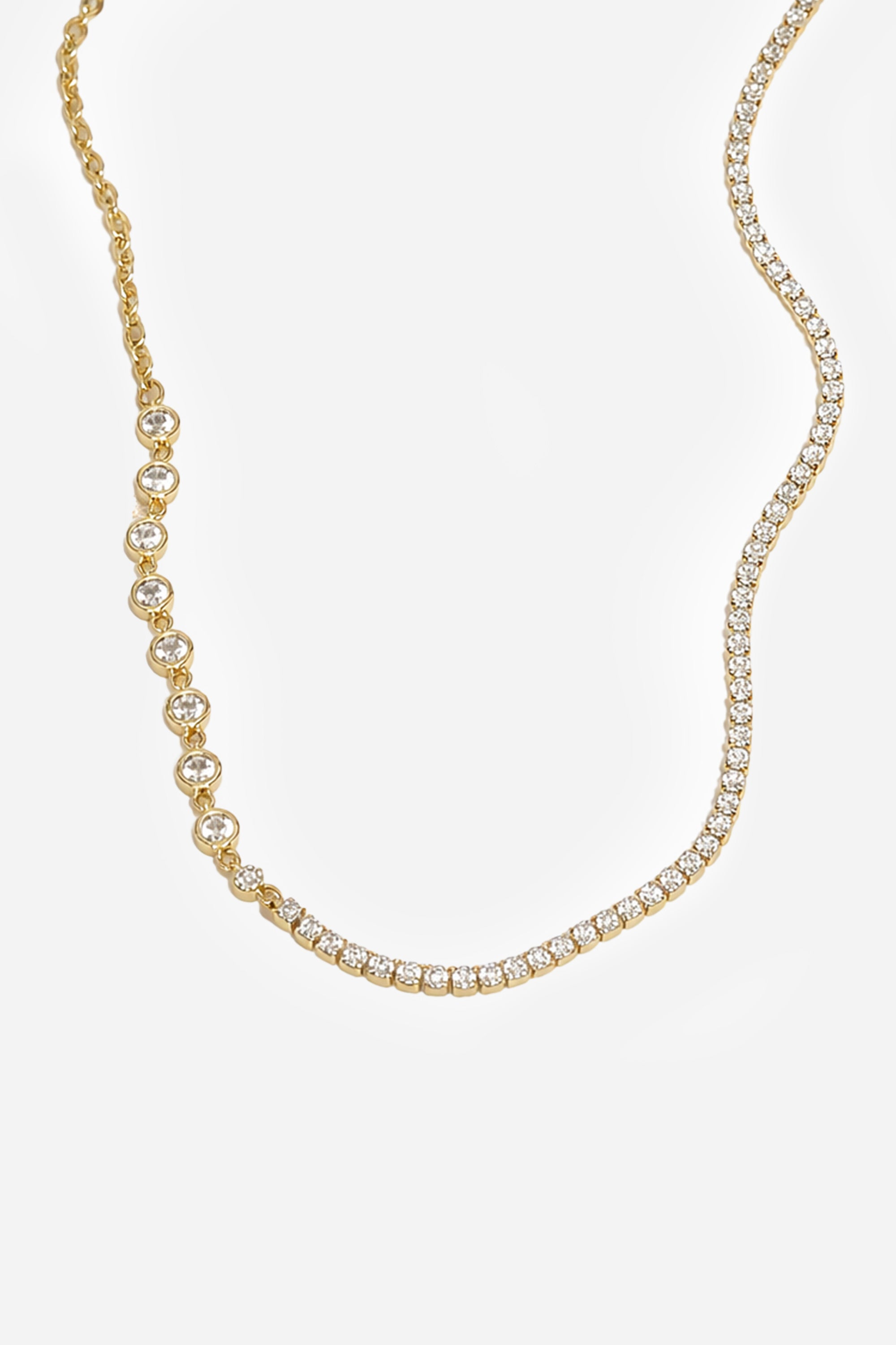 Xuping Zirkon Taşlı Parıltılı Kolye