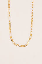 22 Ayar Altın Kaplama Figaro Zincir Kolye