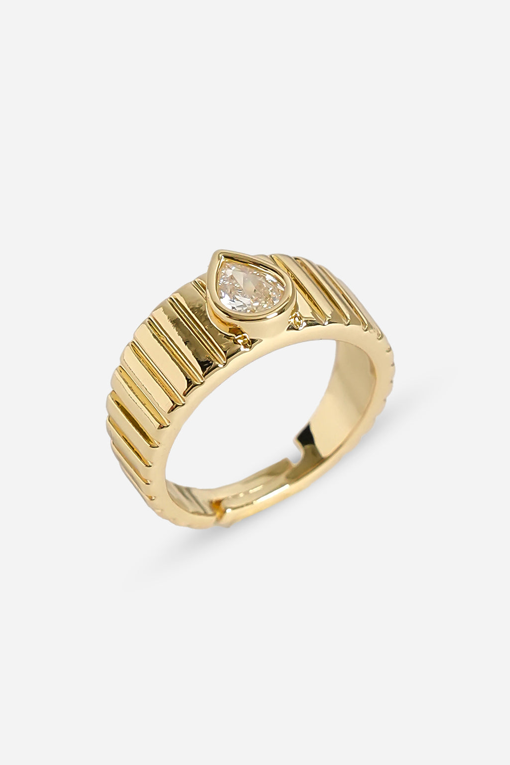 Rodyum Kaplama Özel Seri Drop Yüzük