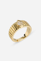 Rodyum Kaplama Özel Seri Drop Yüzük