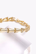 Mat Altın Kaplama Cone Bileklik