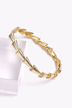 Mat Altın Kaplama Cone Bileklik