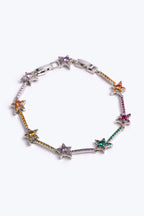 VIP Renkli Taşlı Yıldız Bileklik