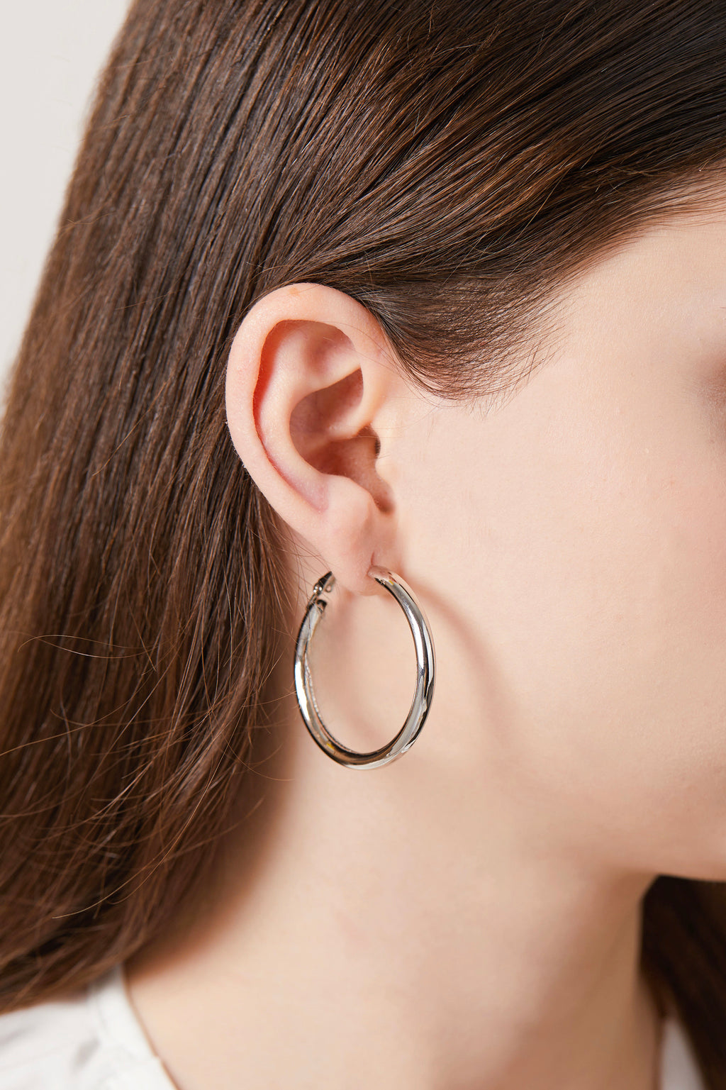 Thick Hoop Earrings