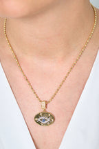 Altın Kaplama Şans Kolye