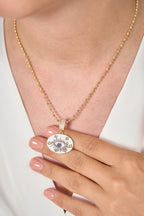 Altın Kaplama Şans Kolye