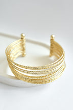 Altın Kaplama Zarif Seren Bileklik