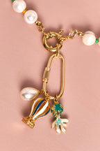 Özel Seri Renkli Boncuklu Gerçek İnci Kolye