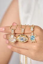 Altın Kaplama Şans Kolye