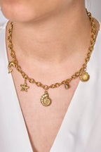 Çelik Deniz Kabuğu Kolye