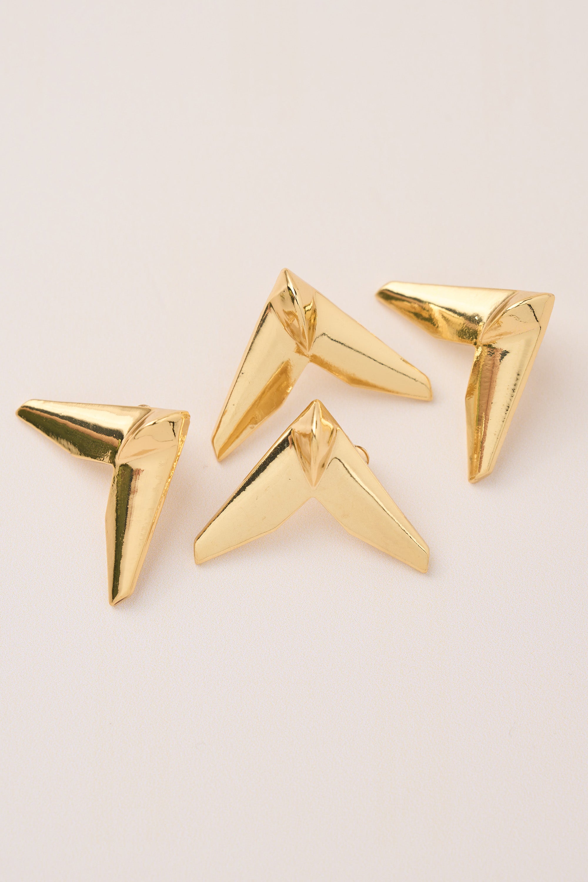 Geometric V Earring