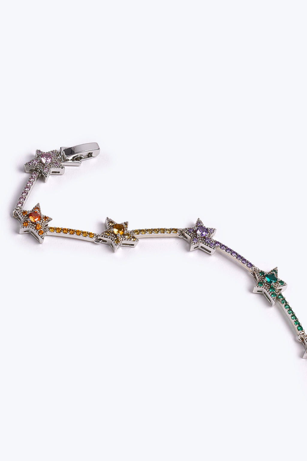VIP Renkli Taşlı Yıldız Bileklik
