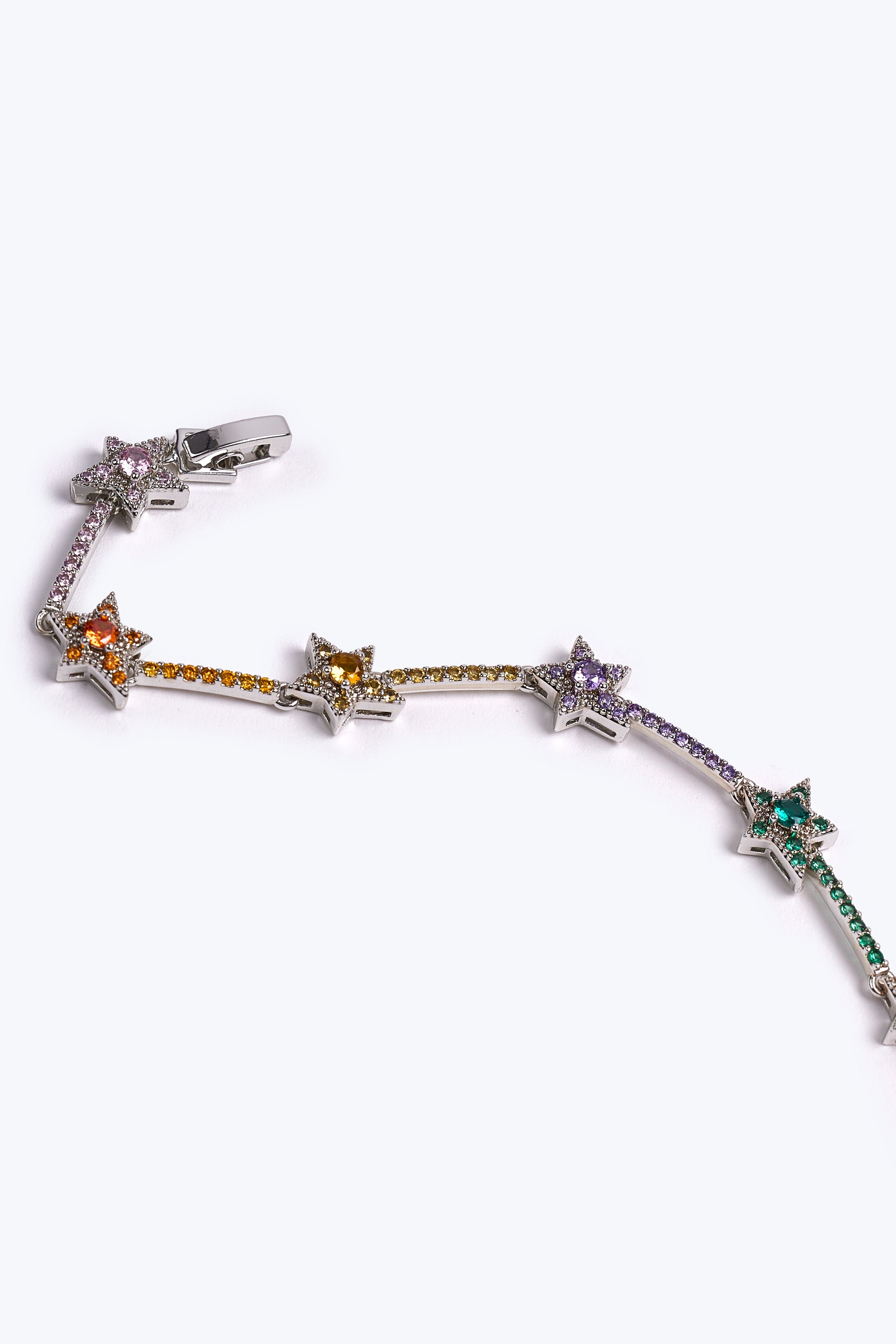 VIP Renkli Taşlı Yıldız Bileklik