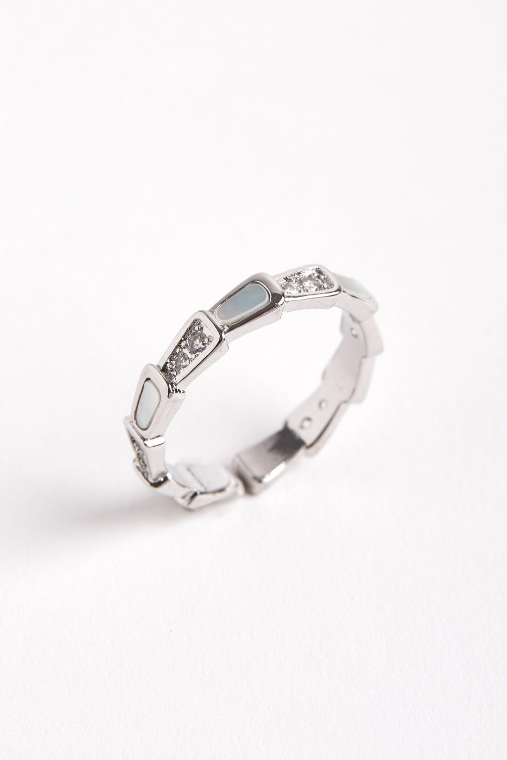 Rhodium Plated Juno Ring Silver