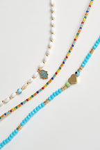 Üçlü Boncuk Kolye