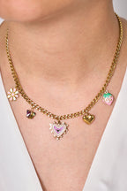 Charmlı Çelik Kolye