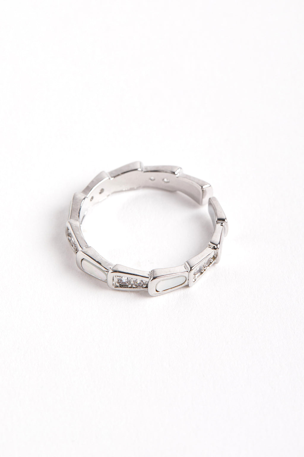 Rhodium Plated Juno Ring Silver