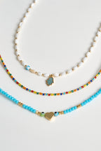 Üçlü Boncuk Kolye