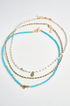 Üçlü Boncuk Kolye