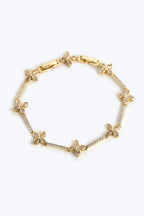 VIP Altın Kaplama Çiçek Bileklik