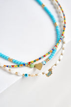 Üçlü Boncuk Kolye