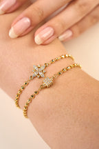 Altın Kaplama Zarif Bileklik