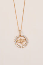 Xuping Zirkon Taşlı Alaycı Kuş Kolye