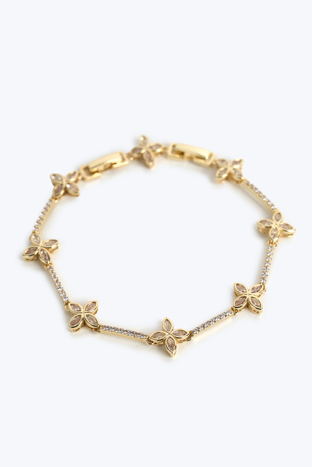 VIP Altın Kaplama Çiçek Bileklik