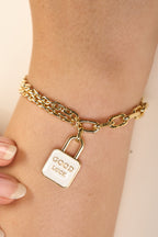 14K Altın Kaplama Good Luck Bileklik