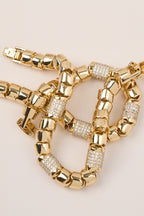 Xuping Zirkon Taş Detaylı Bileklik Gold