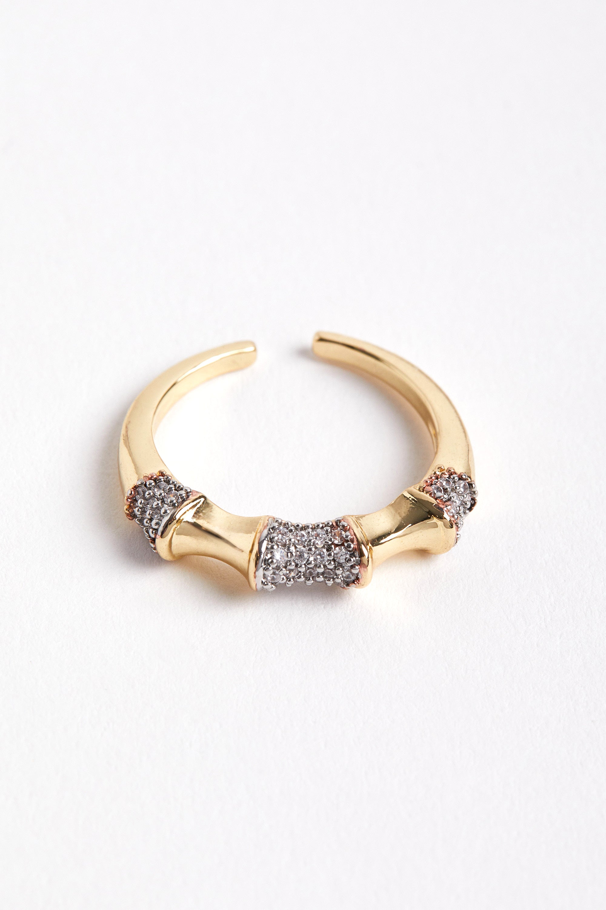 14K Gold Plated Vintage Stone Ring