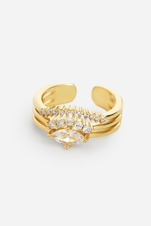 Crown Gold Yüzük