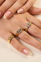 Taşlı Bova Yüzük