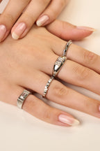 Taşlı Lou Yüzük Silver