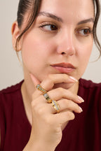 Rodyum Kaplama Hole Yüzük