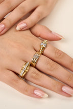 Rodyum Kaplama Hole Yüzük