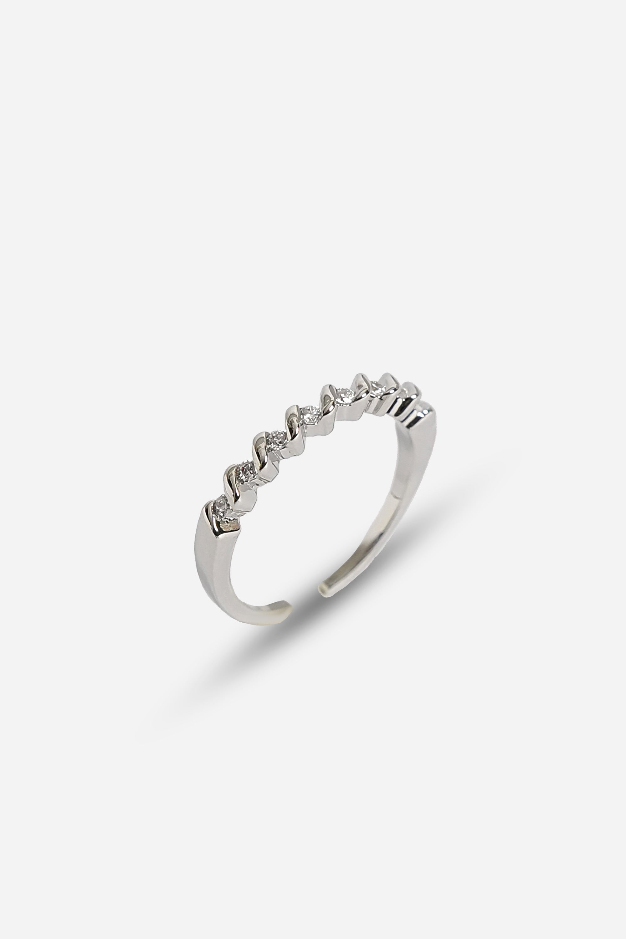 Serçe Parmak Vele Yüzük Silver