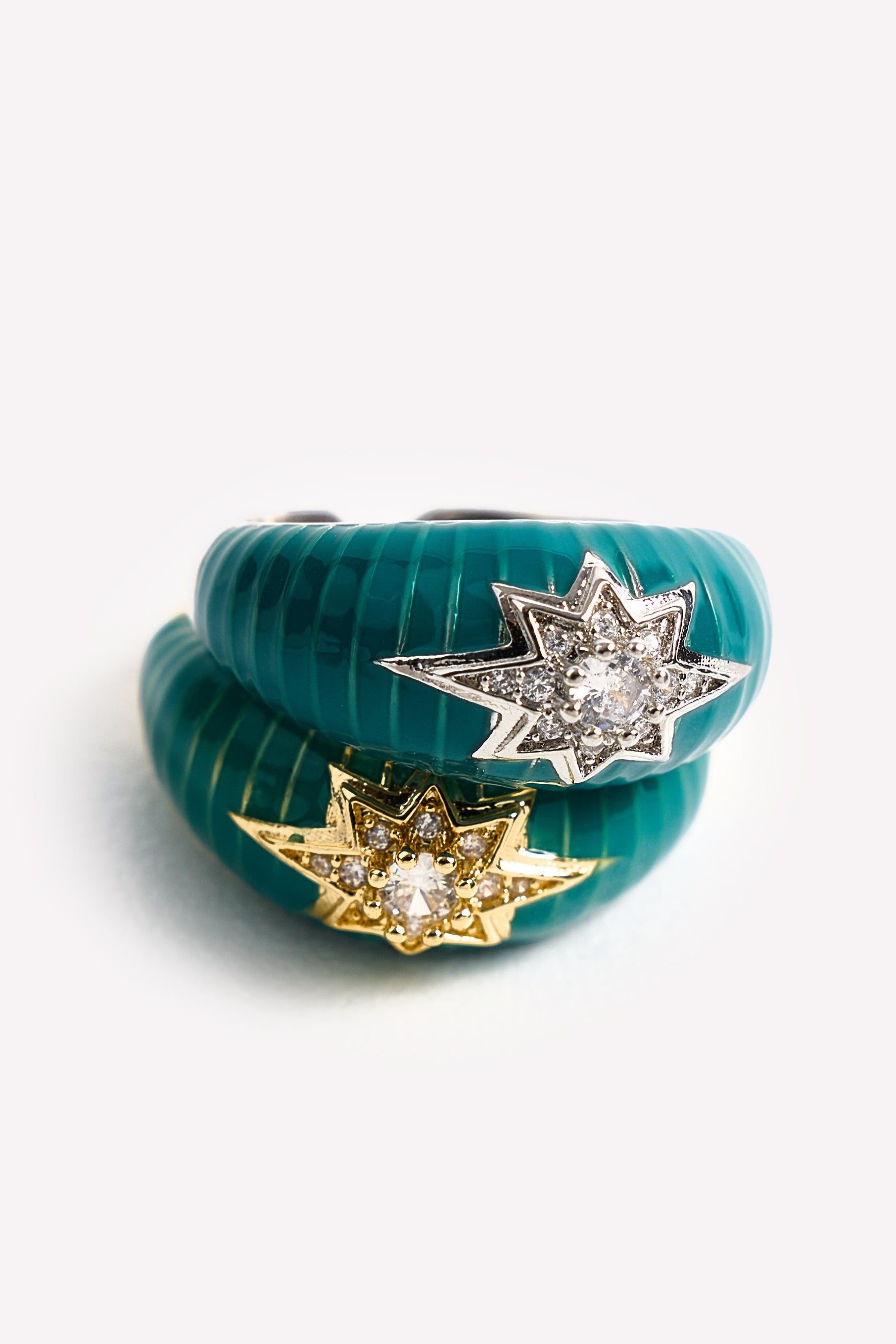 Kutup Yıldızı Motifli Yüzük