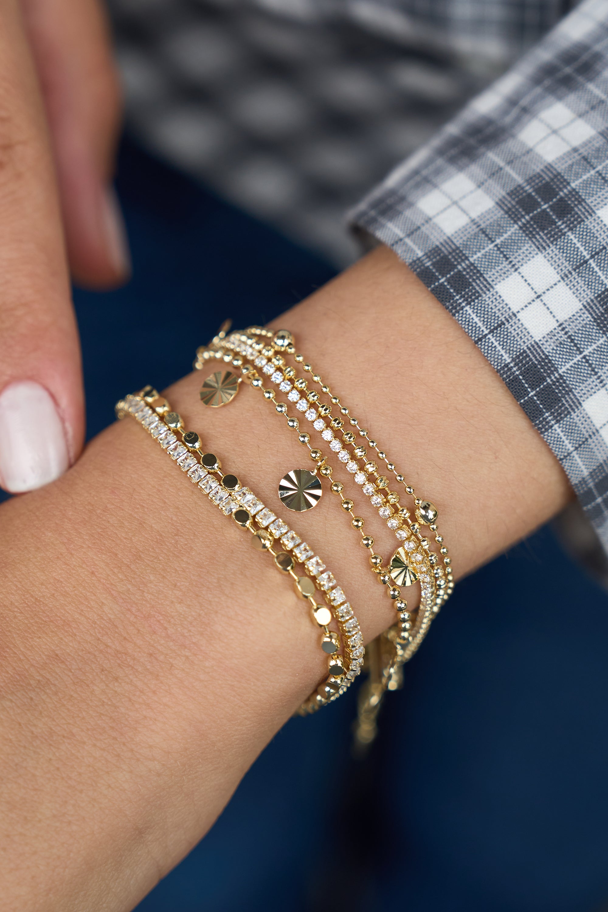 Altın Kaplama Monea Bileklik