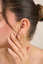 Altın Kaplama Serein Küpe