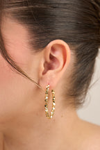 Altın Kaplama Serein Küpe