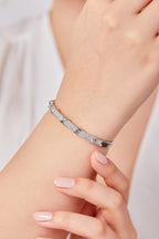 22K Altın Kaplama Tıffany Kelepçe Silver