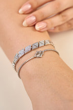 Xuping Oliu Bileklik Silver