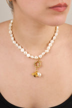 Gerçek İnci Arı Kolye